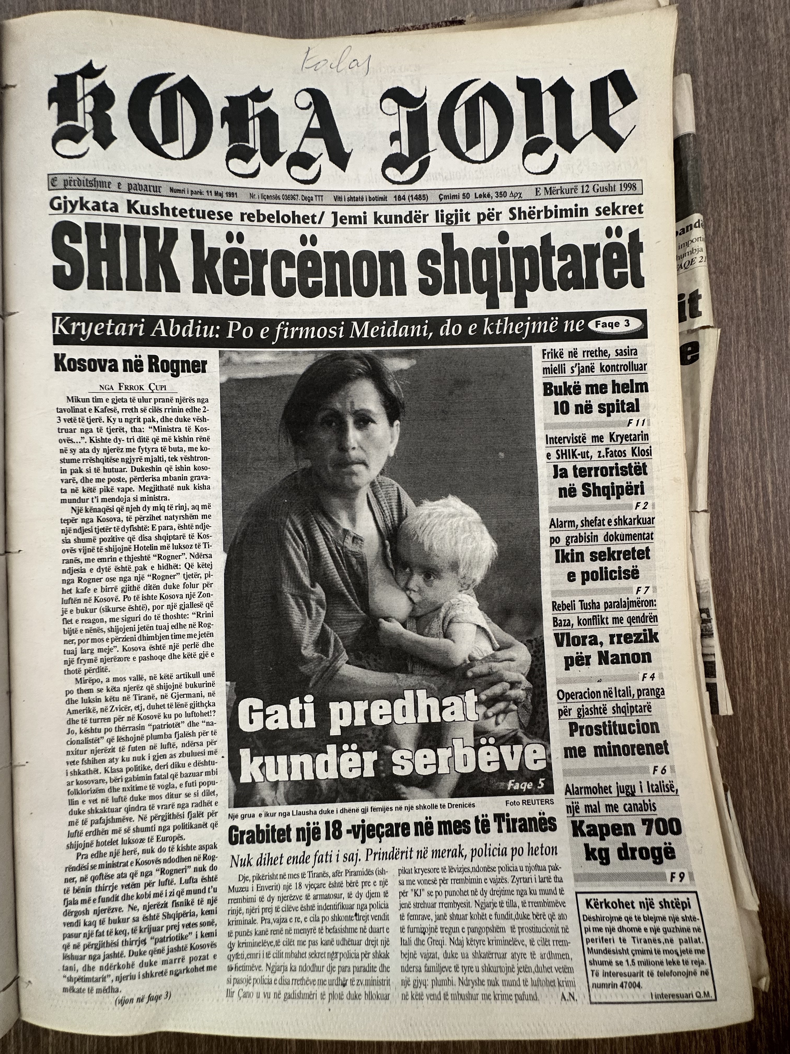Koha Jonë 1998-08-12